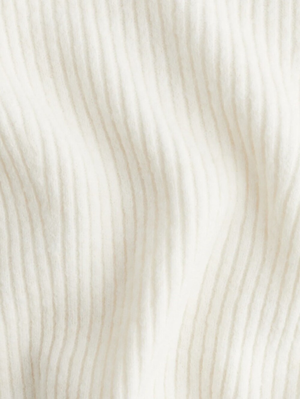 H&M Women Off-Shoulder Stretch Ribbed Knit Midi Dress in Cream Size Small - Picture 2 of 8